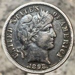 1898-O Barber Dime - Fine Condition