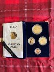 1992 American Eagle Gold Four Coin Set