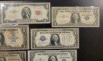 Vintage U.S. Currency Collection: Red & Blue Seals