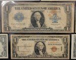 Vintage U.S. Currency Collection: Red & Blue Seals