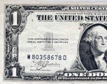 1935 $1 Silver Certificate Blue Seal Note