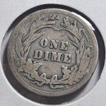 2 Barber Dimes 1906-D & 1916-P Silver Coins