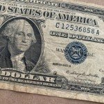 1957 One Dollar Silver Certificate Blue Seal Note