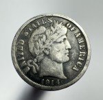 1914 D Barber Dime - 90% Silver Coin