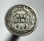 1914 D Barber Dime - 90% Silver Coin