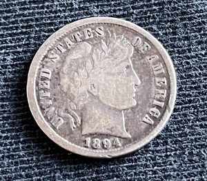 1894 Barber Dime - Classic Coin Collectible