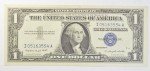 1957 Blue Seal $1 Dollar Bill Note