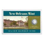 New Orleans Mint Silver Barber Dime - Vintage Treasure
