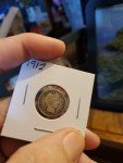 1912 Scarce Silver Barber Dime