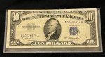 1953 Blue Seal $10 Silver Certificate Note