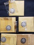 Lot of 5 Barber Silver Dimes - Vintage Coins