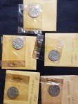 Lot of 5 Barber Silver Dimes - Vintage Coins