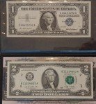 Blue and Green Seals U.S. Currency Collection