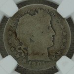 1901-S Barber Quarter Silver Coin KEY DATE