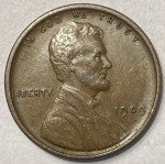 1909 VDB Lincoln Wheat Penny Coin