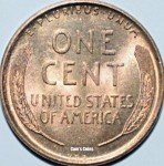 1909 VDB Lincoln Wheat Penny Red Cent Uncirculated