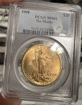 1908 $20 Saint Gaudens Gold Double Eagle Coin