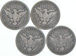 1915 Barber Quarter Coin - Average Circulation