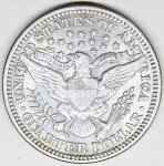 1912 Barber Quarter Coin - Great Collectible!