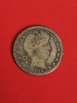 1903 Barber Quarter 90% Silver Coin