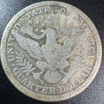 1902 Barber Quarter 25C with Beautiful Toning