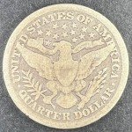 1898 P Barber Quarter 90% Silver Coin