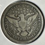 1897-P Barber Quarter - 90% Silver Coin