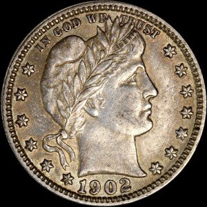 1902-P Barber Quarter – Great Deal Alert!