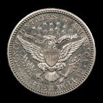 1909 Silver Barber Quarter - UNC Glassy Fields