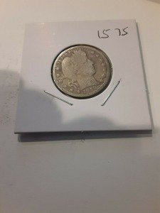 1915 Barber Silver Quarter Dollar #1575