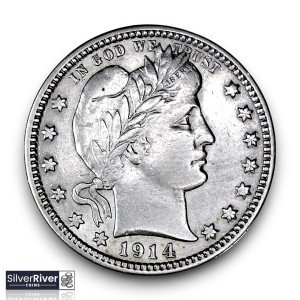 1914 Barber Quarter - Stunning Luster Choice