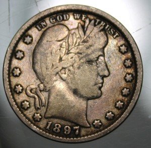 1897 Barber Quarter - Great Find!