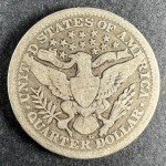 1916 D Barber Quarter 90% Silver Collectible Coin
