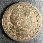 1916 Barber Quarter - Last Silver Year Coin