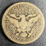 1916 Barber Quarter - Last Silver Year Coin