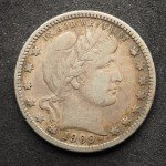 1909-S Barber Silver Quarter Coin – Great Find!