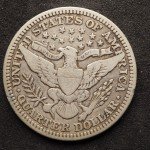 1902 P Barber Silver Quarter - Great Collectible!