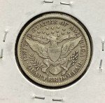 1896 Silver Barber Quarter - Choice VF-XF Condition