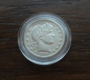 1905 Barber Quarter - Beautiful Collector's Coin
