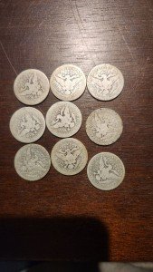 Barber Quarters - 90% Silver - Clear Dates