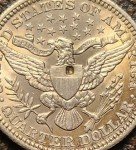 1910-P Barber Quarter Silver Coin – AU/BU Details