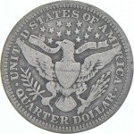 1909 Barber Quarter - Circulated Condition