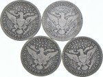 1909 Barber Quarter - Circulated Condition