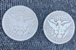 1896-1897 Barber Quarters Set Liberty Head 25c
