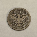 1914 P Barber Quarter - 90% Silver Coin