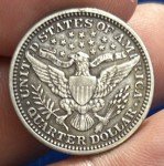 1914 Barber Quarter Coin