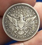 1914 Barber Quarter Coin