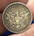 1914 Barber Quarter Coin