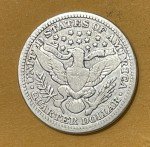 1914-P Barber Quarter - 90% Silver Value