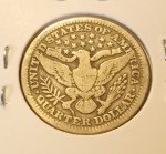 1914 Barber Quarter with Full Rim Detail